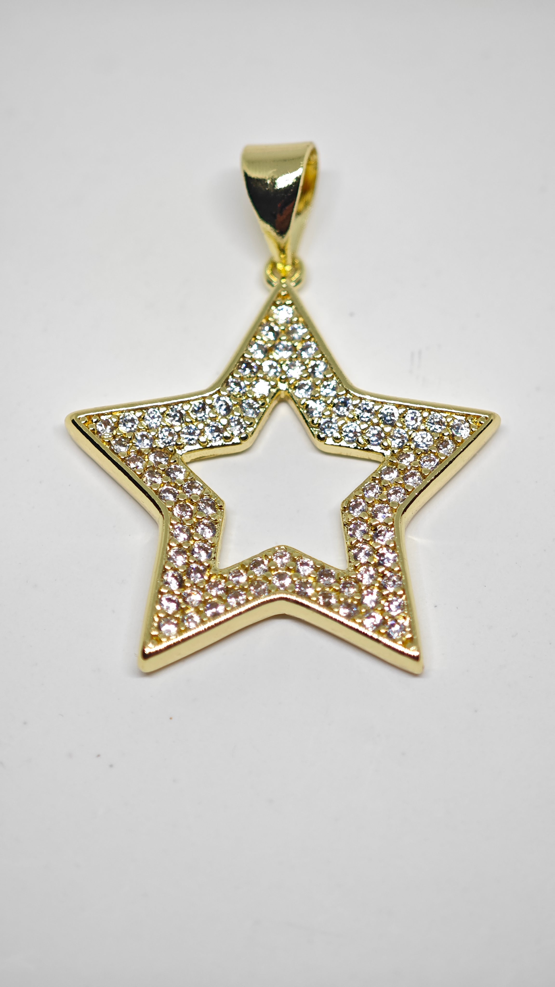 Veluare Everyday 14K Gold Zirkon Taşlı Yıldız Kolye Ucu