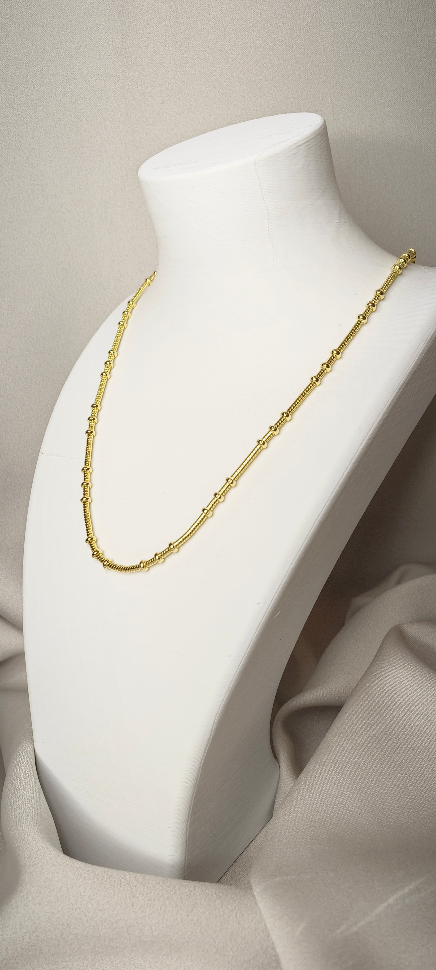 VELUARE ROYAL 14K Sıralı Dorika Kolye