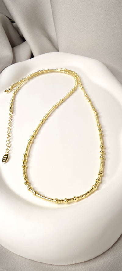 VELUARE ROYAL 14K Sıralı Dorika Kolye