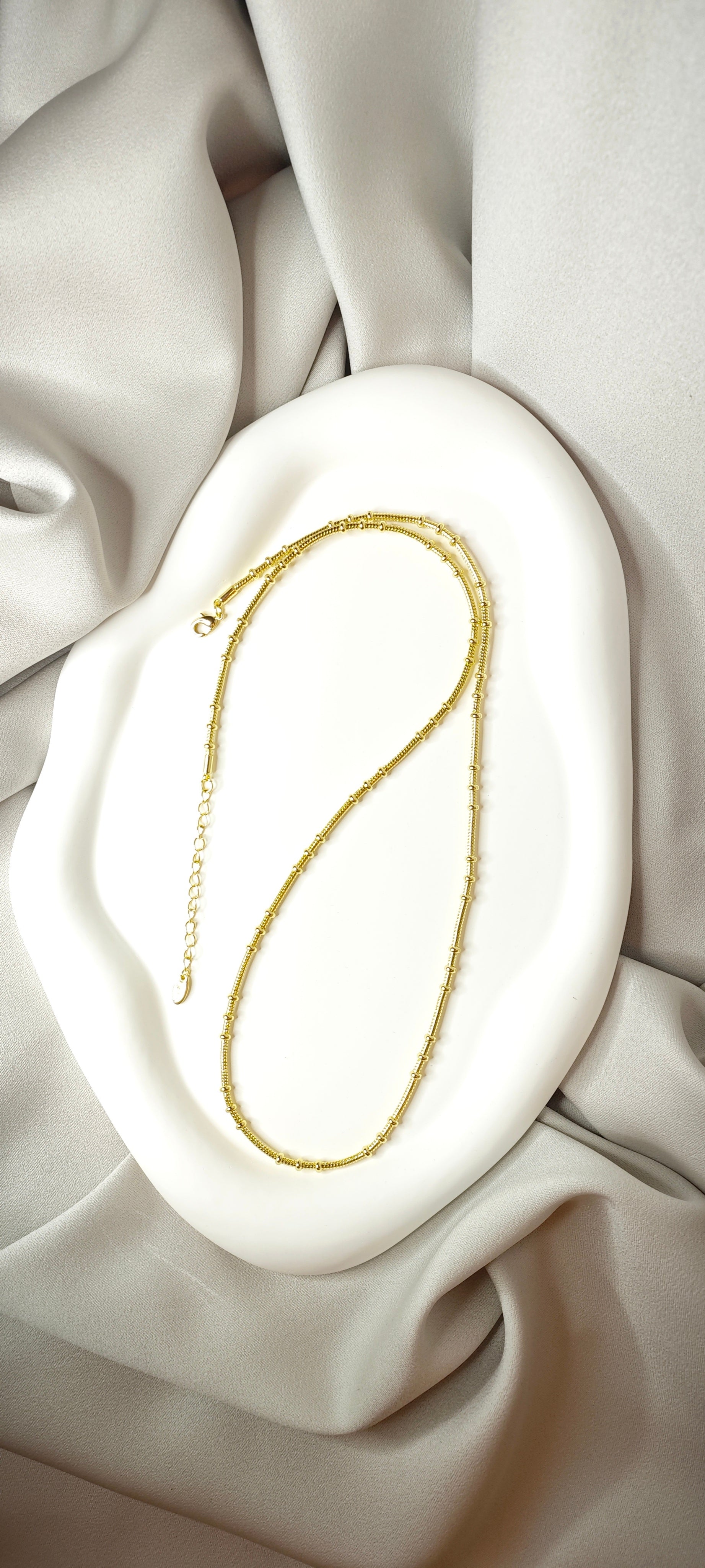 VELUARE ROYAL 14K Sıralı Dorika Kolye