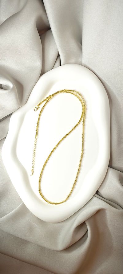 VELUARE ROYAL 14K Sıralı Dorika Kolye