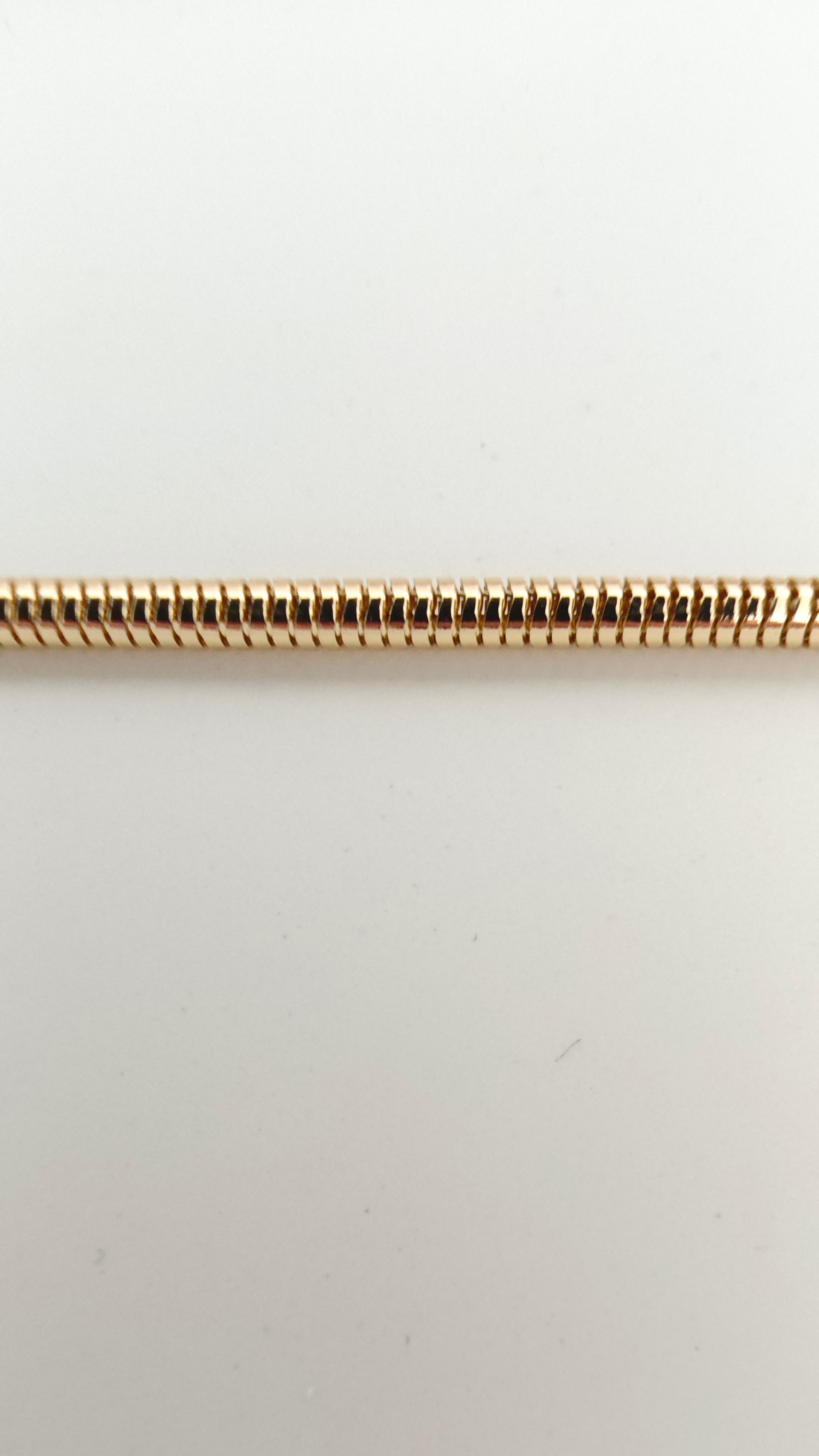 VELUARE Privé 14K Gold Renk Yuvarlak Yılan Bileklik