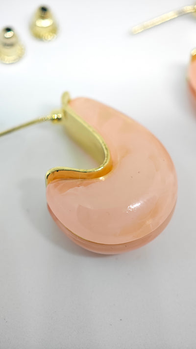 Veluare Privé 14K Gold Somon Bombeli Küpe