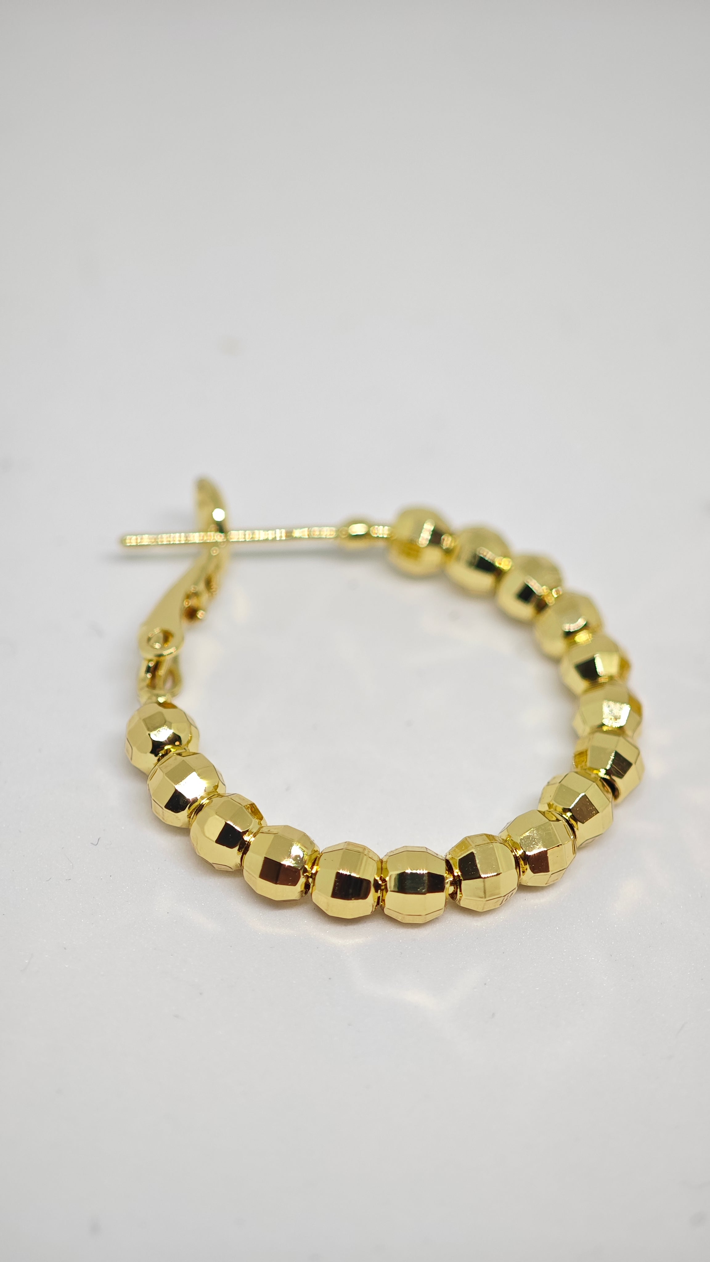 Veluare Royal 14K Gold Kalemli Dorika Kadın Halka Küpe