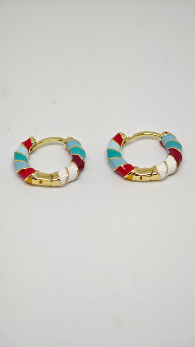 Veluare Prestige 14K Gold Riviera Twist Küpe