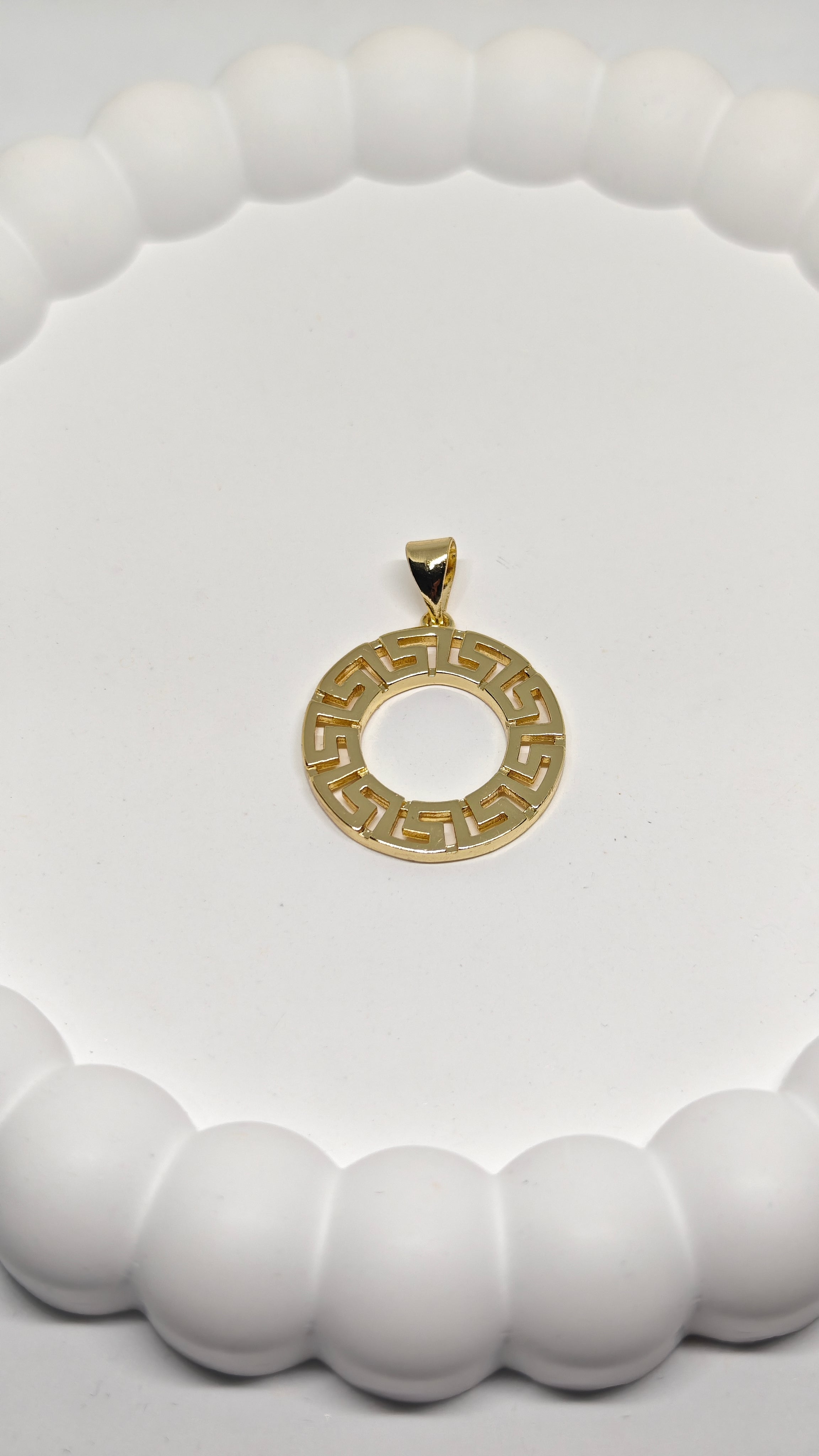 Veluare Royal 14K Antik Labirent Model Madalyon