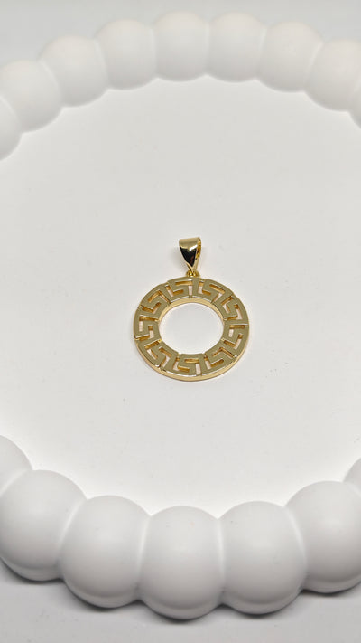Veluare Royal 14K Antik Labirent Model Madalyon