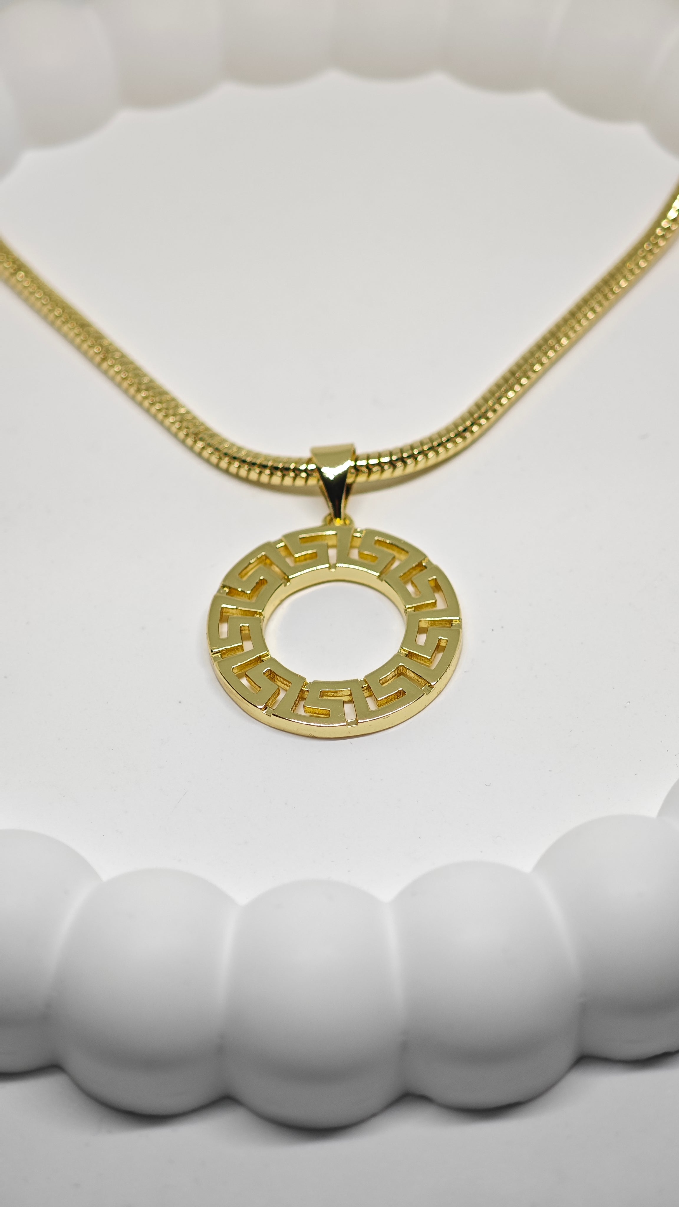Veluare Royal 14K Antik Labirent Model Madalyon