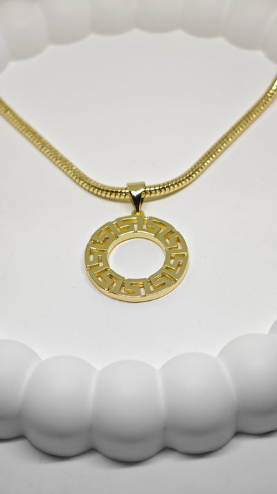Veluare Royal 14K Antik Labirent Model Madalyon