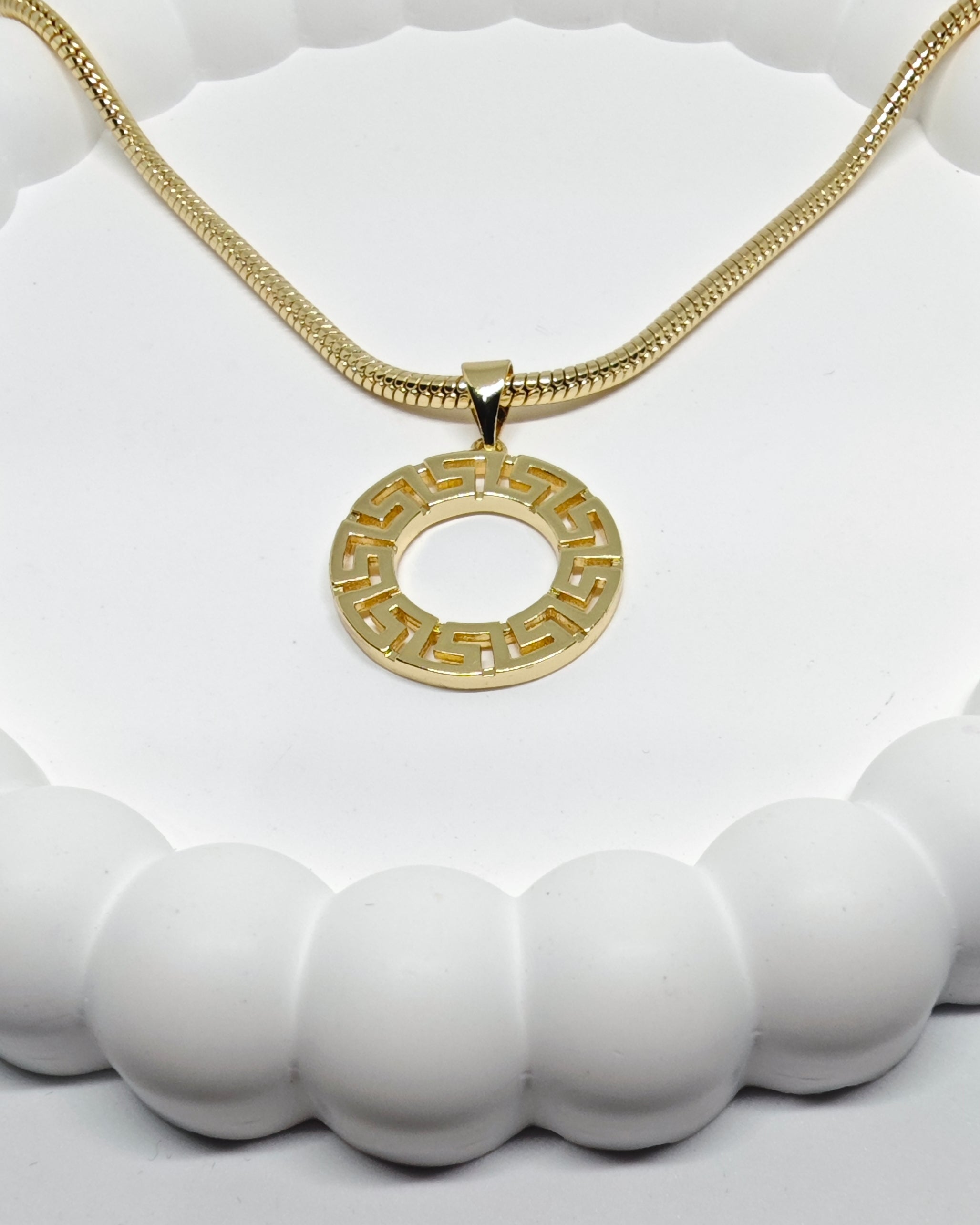 Veluare Royal 14K Antik Labirent Model Madalyon