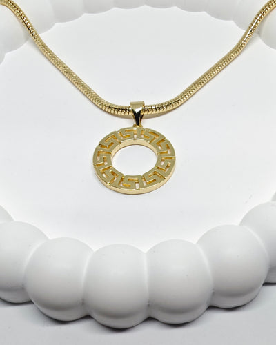 Veluare Royal 14K Antik Labirent Model Madalyon