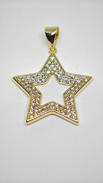 Veluare Everyday 14K Gold Zirkon Taşlı Yıldız Kolye Ucu